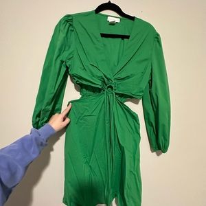 House of Harlow green mini dress